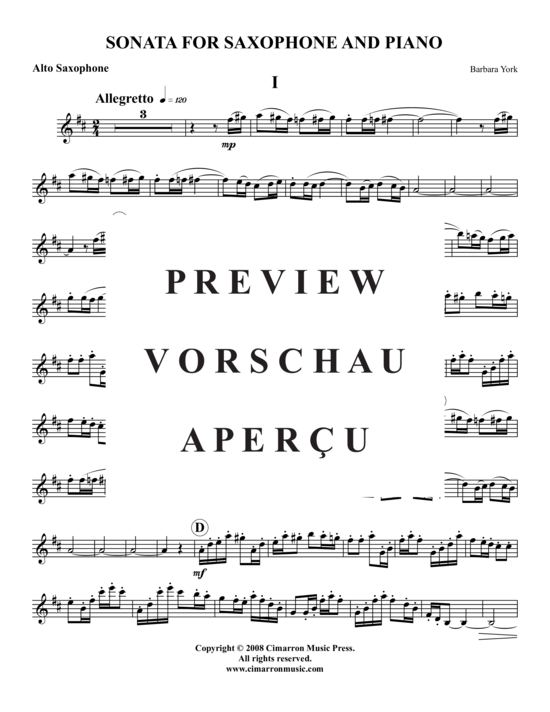Product gallery: Page 15 of 20 Sonata , , (alto sax + piano)