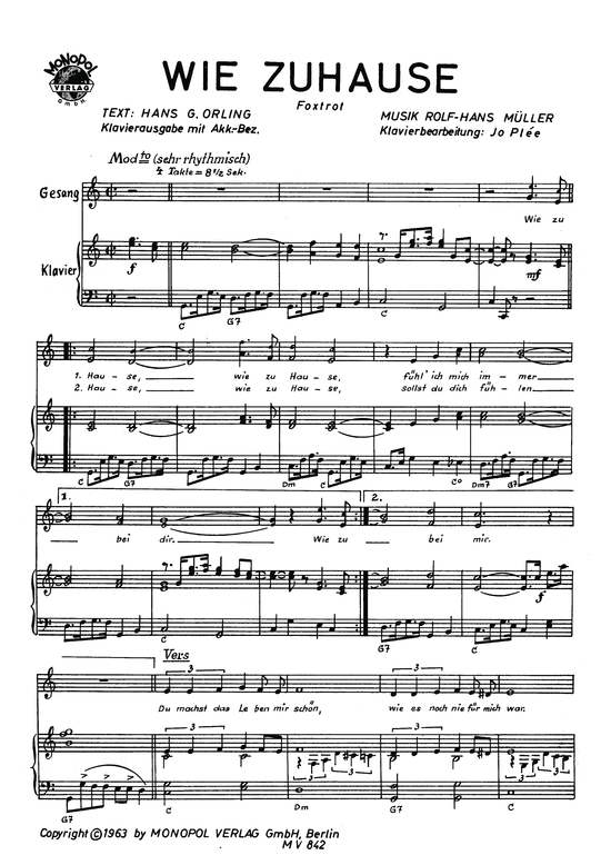 Produktbild zu: Wie ZuhauseFoxtrott