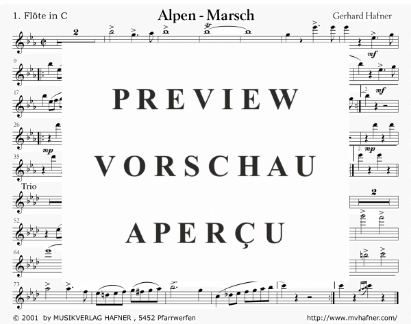 gallery: Alpen-Marsch, , (large wind orchestra)