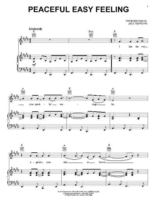 Product gallery: Page 1 of 1 Peaceful Easy Feeling, Eagles