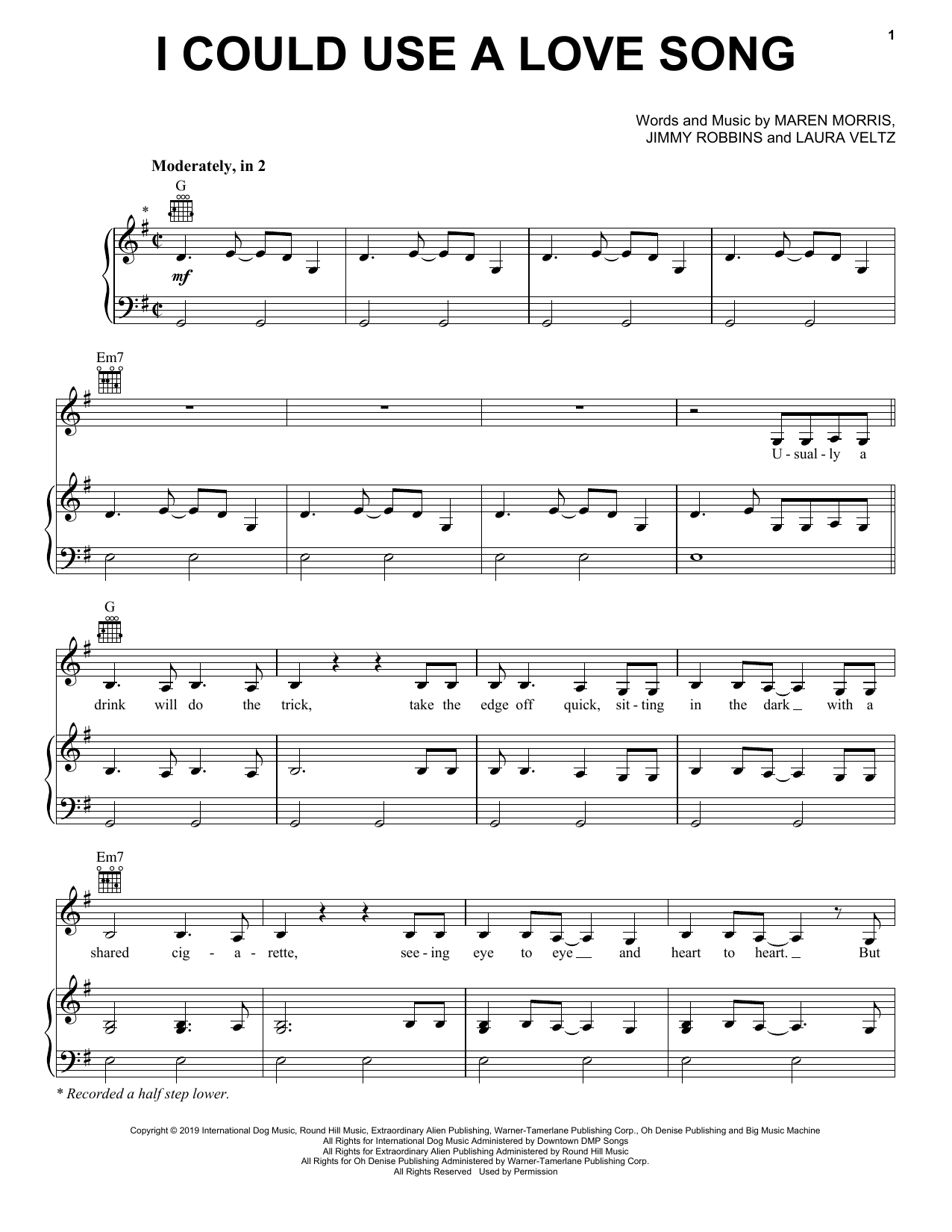 Produktbild zu: I Could Use A Love Song