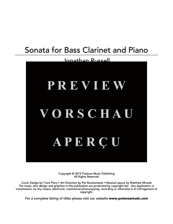 gallery: Sonata, , (bass clarinet and piano)