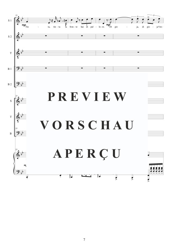 Produktgalerie: Seite 8 von 11 I Lombardi - (Act1-II) Qui nel luogo santo e pio, , Gemischter Chor und Klavier