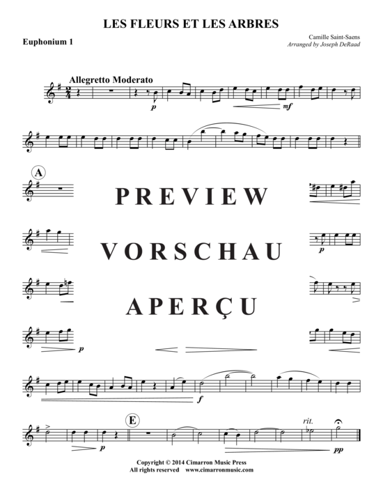 Product gallery: Page 5 of 9 Les Fleurs et les Arbres , , (2x Baritone, 2x Tuba)