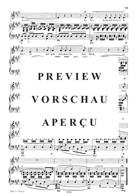 Product gallery: Page 3 of 3 Schöne Fremde, Op.39 No.6, , Medium Voice and Piano