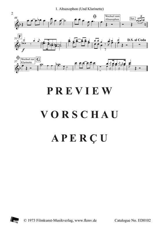 gallery: Dick und Doof: Altsaxophon 1/Klarinette, , Altsaxophon in Es