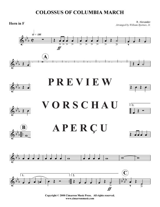 Produktgalerie: Seite 6 von 15 In His Right Hand, He Held Seven Stars (Columbia Crew) , ,  (Blechbläserquintett)