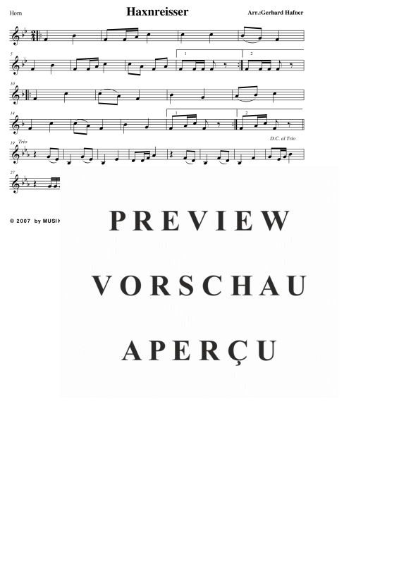 Product gallery: Page 9 of 11 Haxnreissa, , (woodwind and brass)