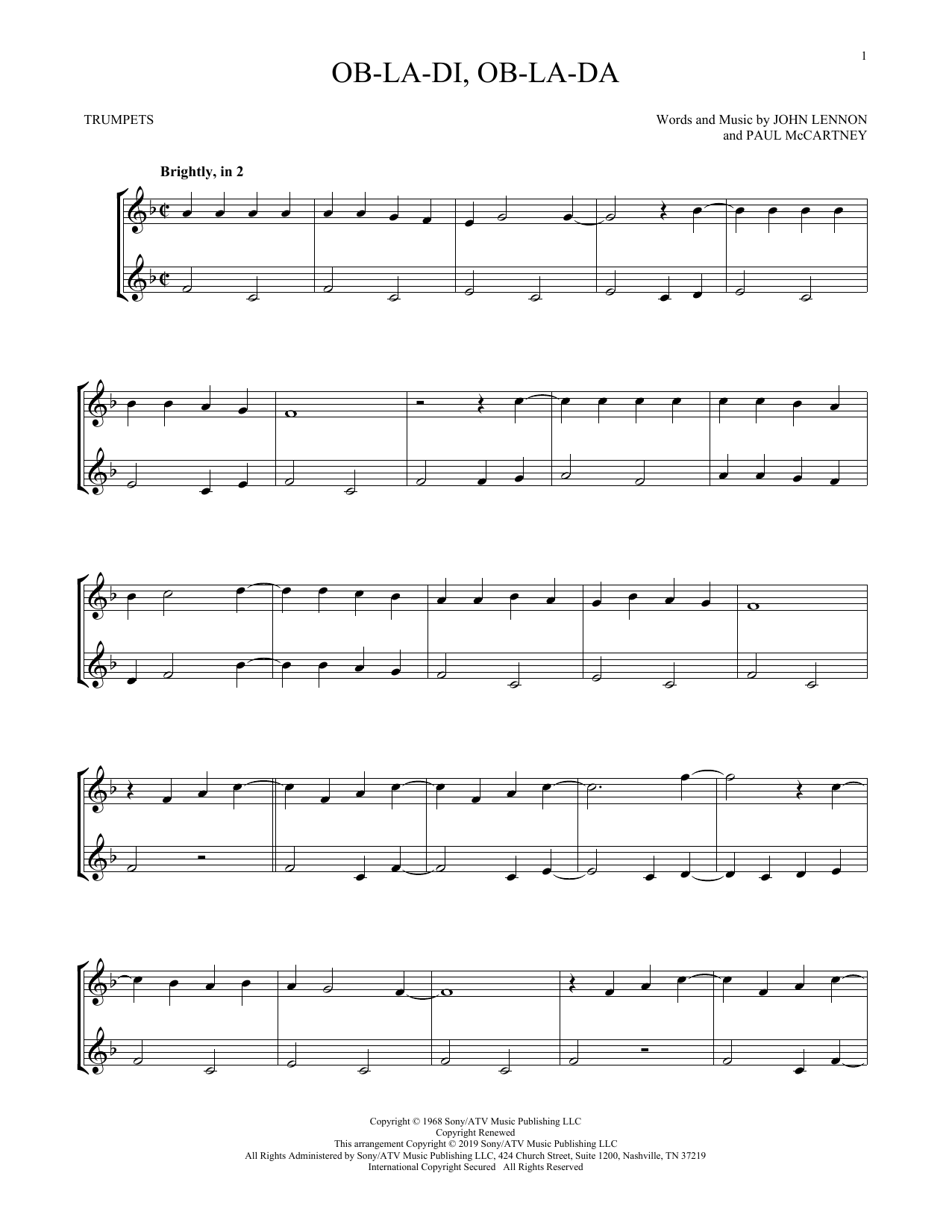 Product gallery: Page 1 of 1 Ob-La-Di, Ob-La-Da, The Beatles