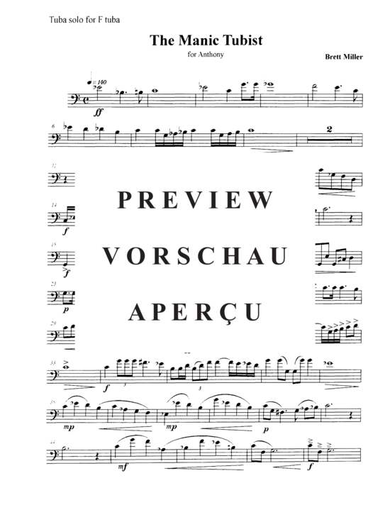 Product gallery: Page 13 of 21 The Manic Tubist , , (Tuba Quartett EETT + Tuba Solo)