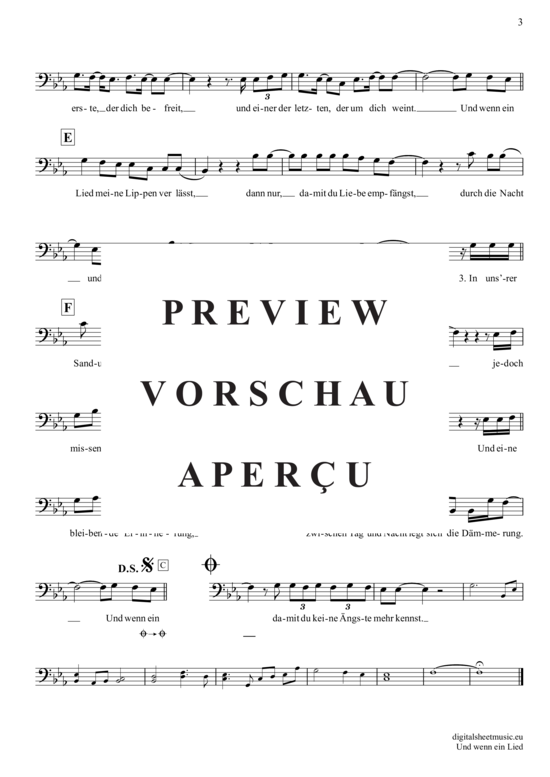 Product gallery: Page 4 of 4 Und wenn ein Lied , Söhne Mannheims, (Posaune / Bariton)