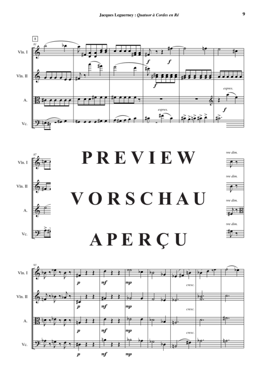 Produktgalerie: Seite 10 von 21 Quatuor à Cordes en Ré , , (Streicherquartett)