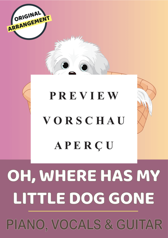 Produktgalerie: Seite 2 von 4 Oh, Where Has My Little Dog Gone, , (Gesang + Klavier, Gitarre)
