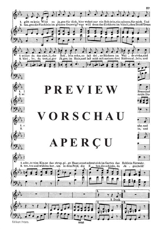 Product gallery: Page 3 of 3 Der Jäger, D.795-14 (Die Schöne Müllerin), , Medium Voice and Piano