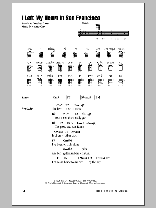Product gallery: Page 1 of 1 I Left My Heart In San Francisco, Tony Bennett