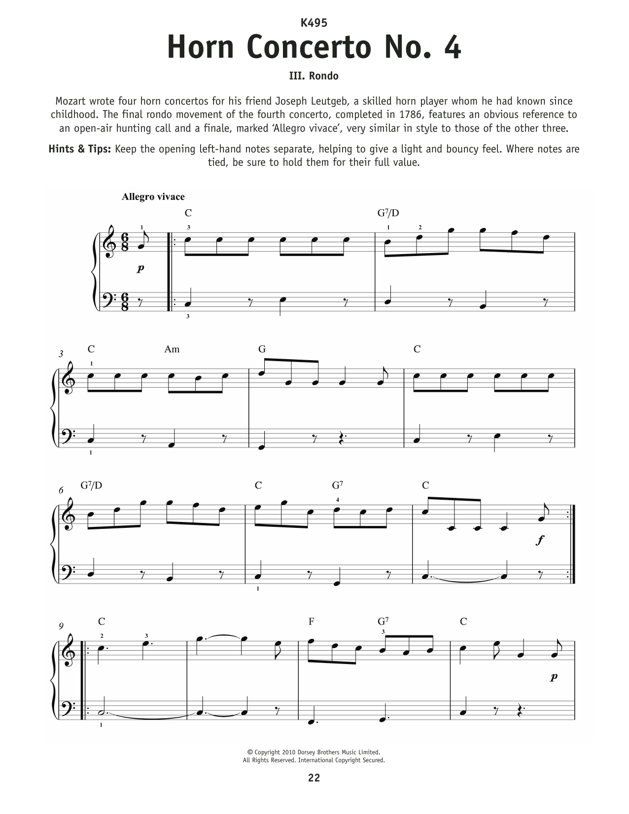 Produktbild zu: Rondo From Horn Concerto No. 4 In E