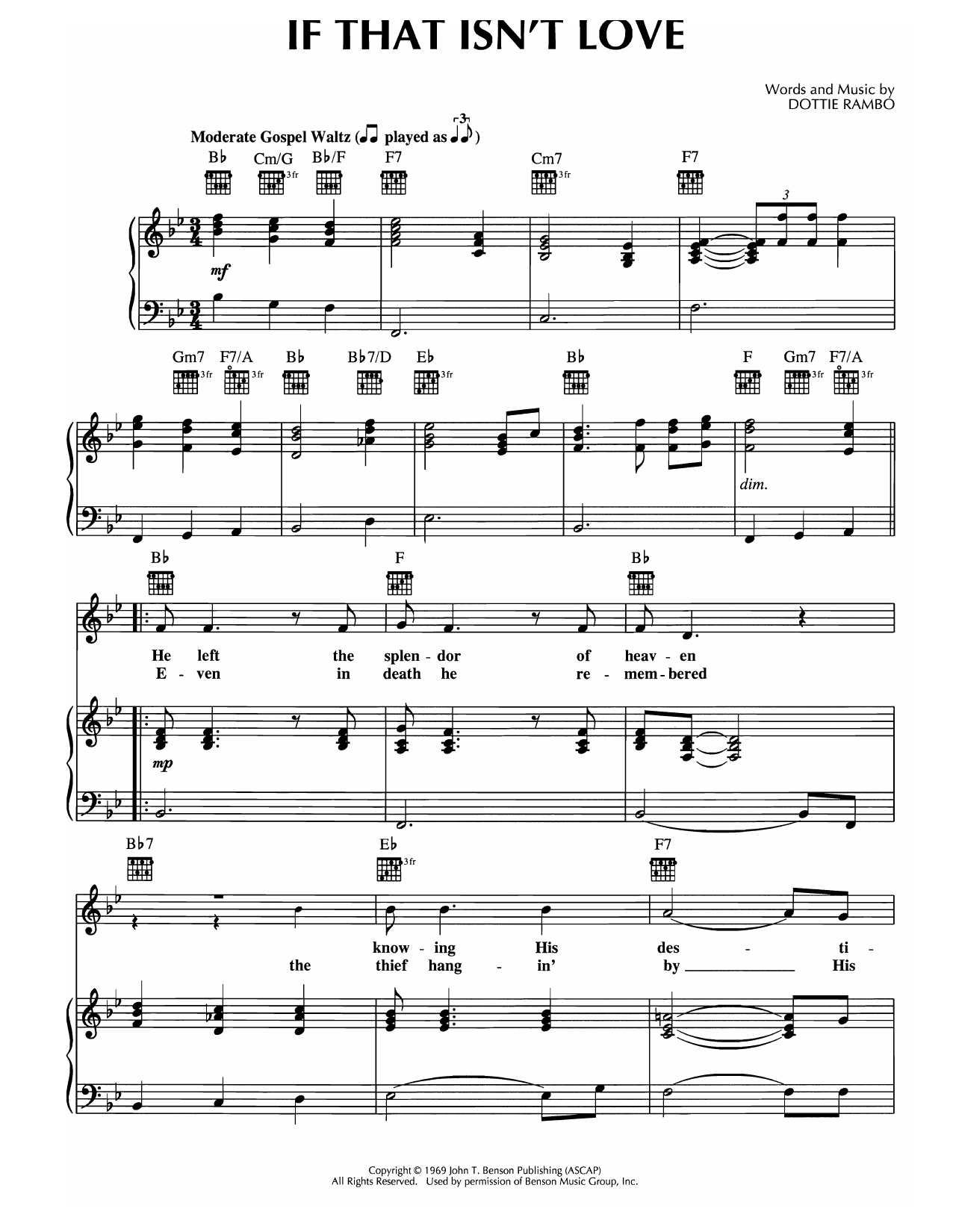 Produktgalerie: Seite 1 von 1 If That Isn't Love, Elvis Presley, Gesang, Gitarre, Klavier