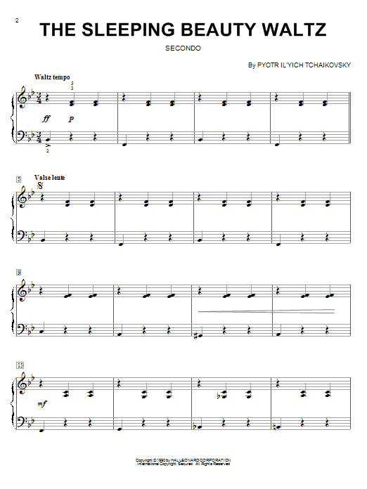 Produktbild zu: The Sleeping Beauty Waltz