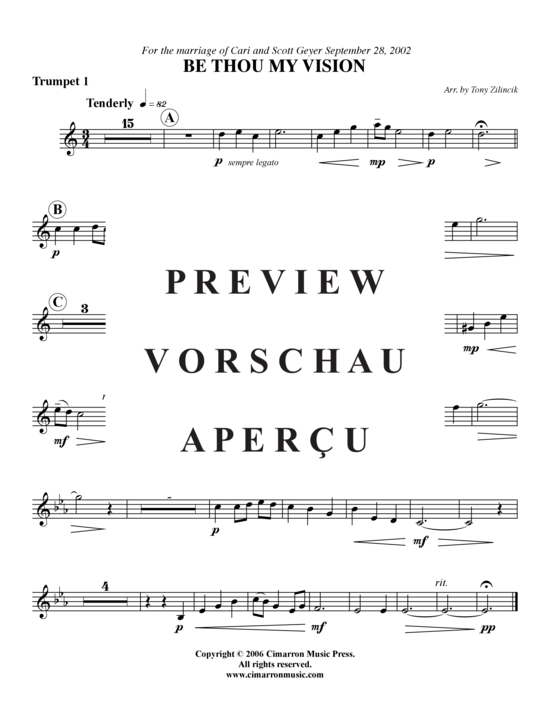 Produktgalerie: Seite 7 von 9 Be Thou My Vision , , (Blechbläserquintett)