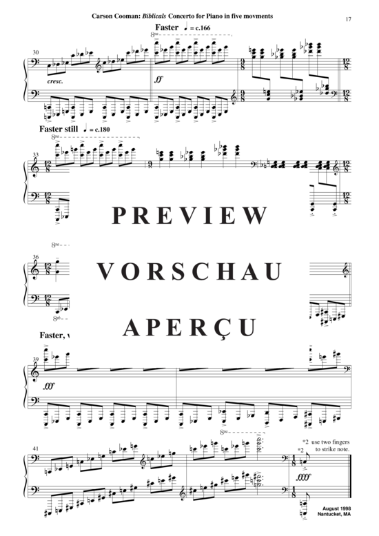 Product gallery: Page 18 of 18 Biblicals: Concerto for Solo Piano , , Piano Solo