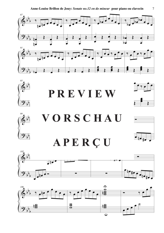 Product gallery: Page 8 of 17 Sonata no. 12 in c minor , Horvath, Nicolas, (Klavier/Cembalo Solo)