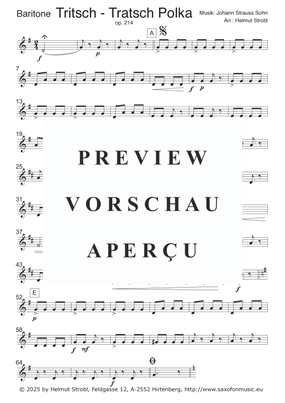 Produktgalerie: Seite 11 von 11 Tritsch-Tratsch, , Saxophon Quintett