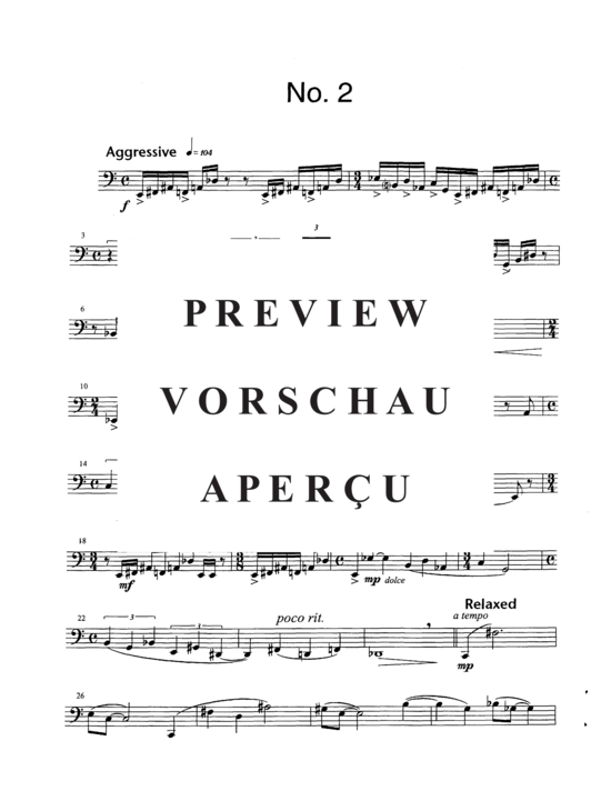 Product gallery: Page 6 of 9 Three Etudes , , (Tuba Solo)