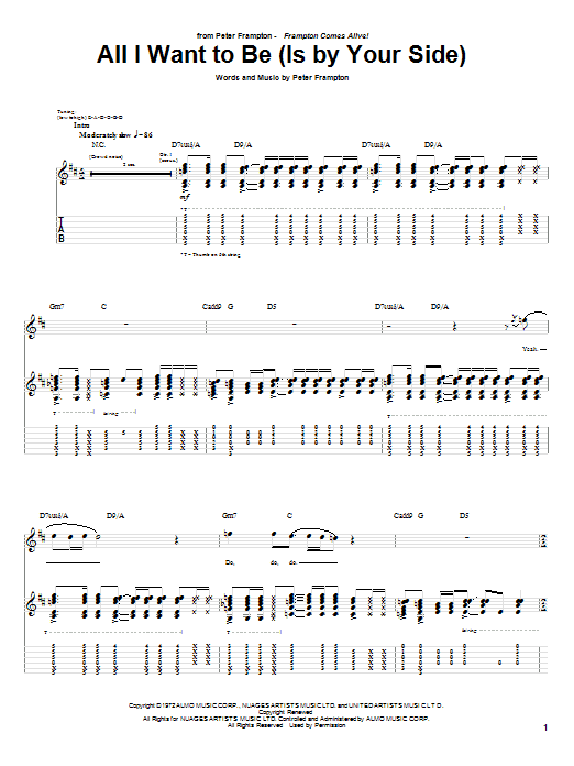 Product gallery: Page 1 of 1 All I Want To Be (Is By Your Side), Peter Frampton