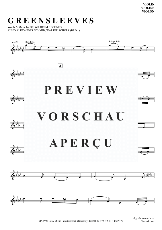 Product gallery: Page 2 of 3 Greensleeves, Simoni, Edward, (violin)