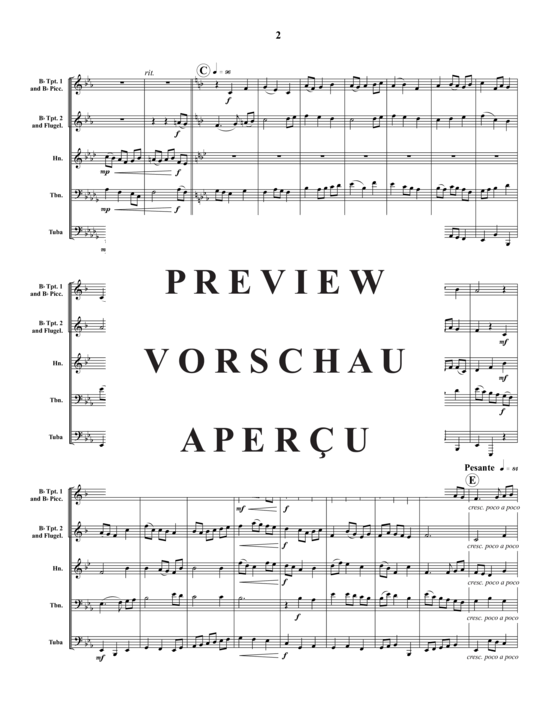 Produktgalerie: Seite 4 von 21 Christmas Suite No. 2 , , (Blechbläserquintett)