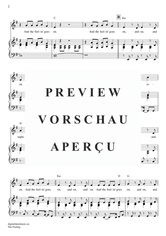 Product gallery: Page 3 of 7 The Feeling, Frequencies, Lost, Piano and Voice
