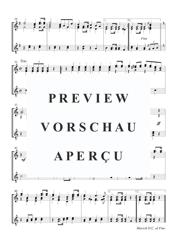 Product gallery: Page 5 of 5 Festmarsch „Dir zum Gruß”, , Trombone Choir
