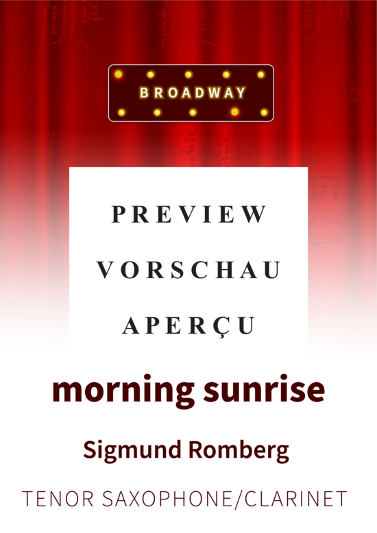 Product gallery: Page 2 of 4 Softly as in a morning sunrise (Tenor Saxophon/Klarinette in B Solo) , , Lead Sheet