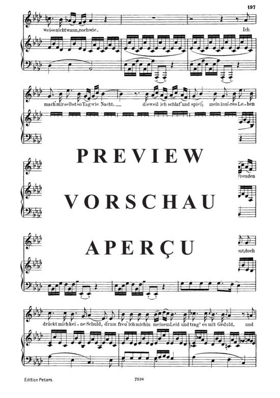 Product gallery: Page 3 of 4 Der blinde Knabe D.833, , Medium Voice and Piano