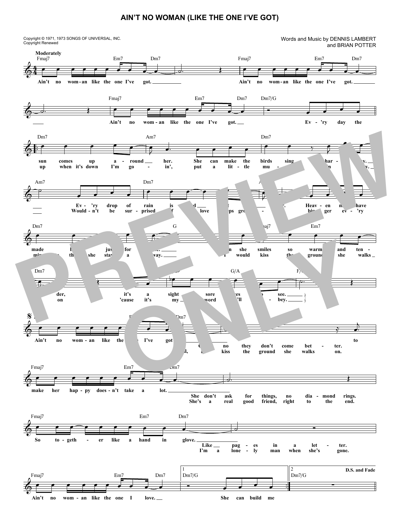 Produktbild zu: Ain't No Woman (Like The One I've Got)