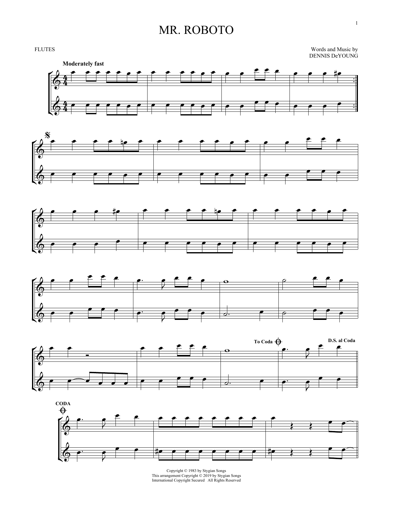 Product gallery: Page 1 of 1 Mr. Roboto, Styx