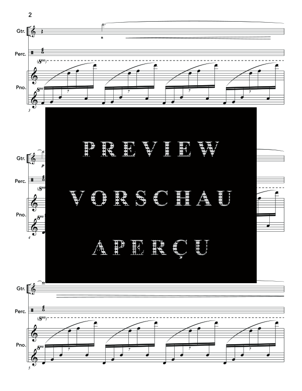 Produktgalerie: Seite 6 von 11 Atomic Variations, , (Quartett Bass Klarinette, Gitarre, Percussion und Klavier)