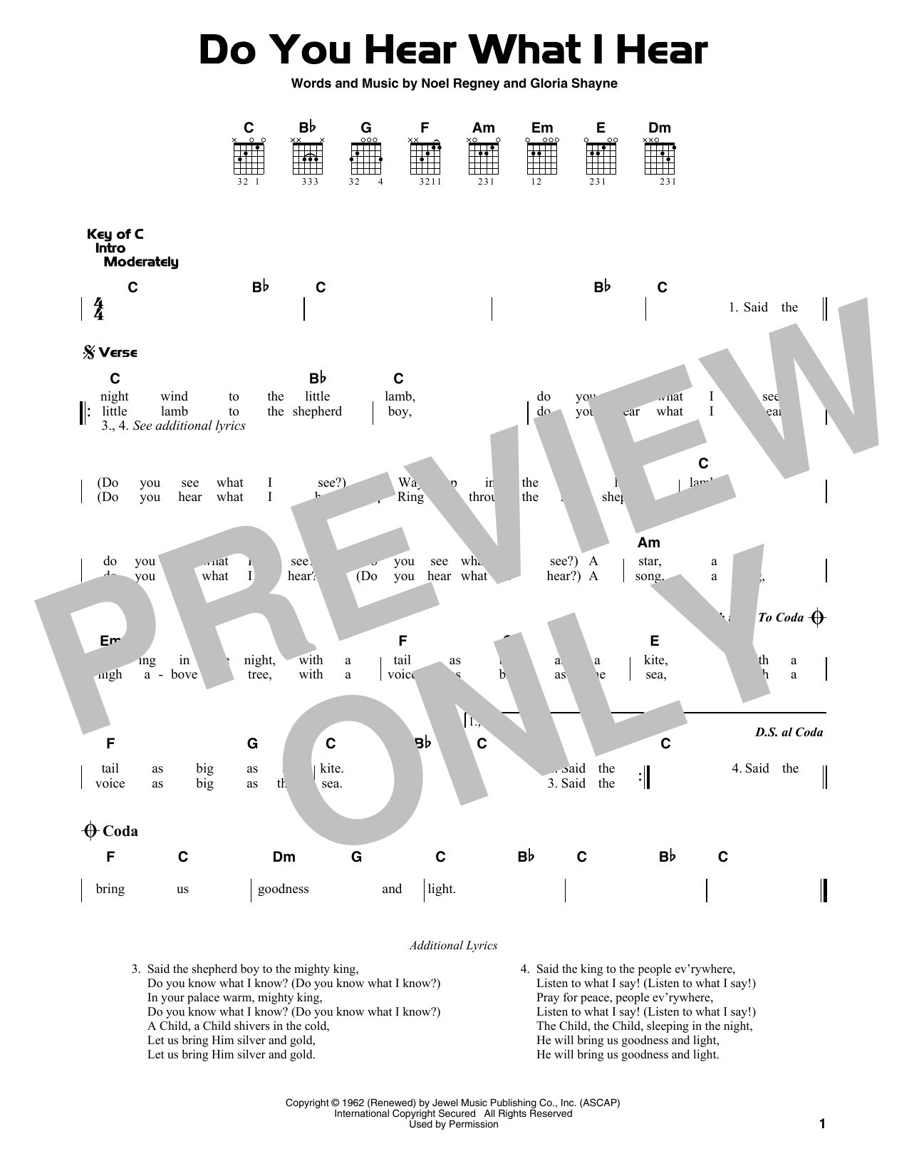 Product gallery: Page 1 of 1 Do You Hear What I Hear, Gloria Shayne