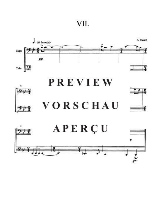 Product gallery: Page 18 of 18 Seven Miniatures , , (Duet for euphonium + tuba)