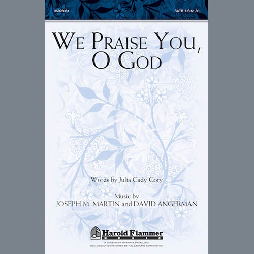 cover: We Praise You, O God, Joseph M. Martin