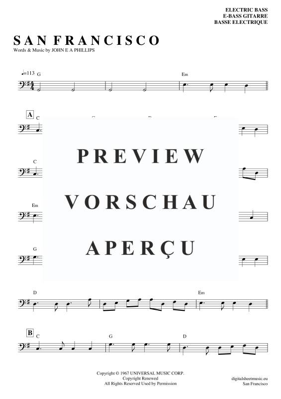 Product gallery: Page 2 of 4 San Francisco , Mckenzie, Scott, Bass Guitar