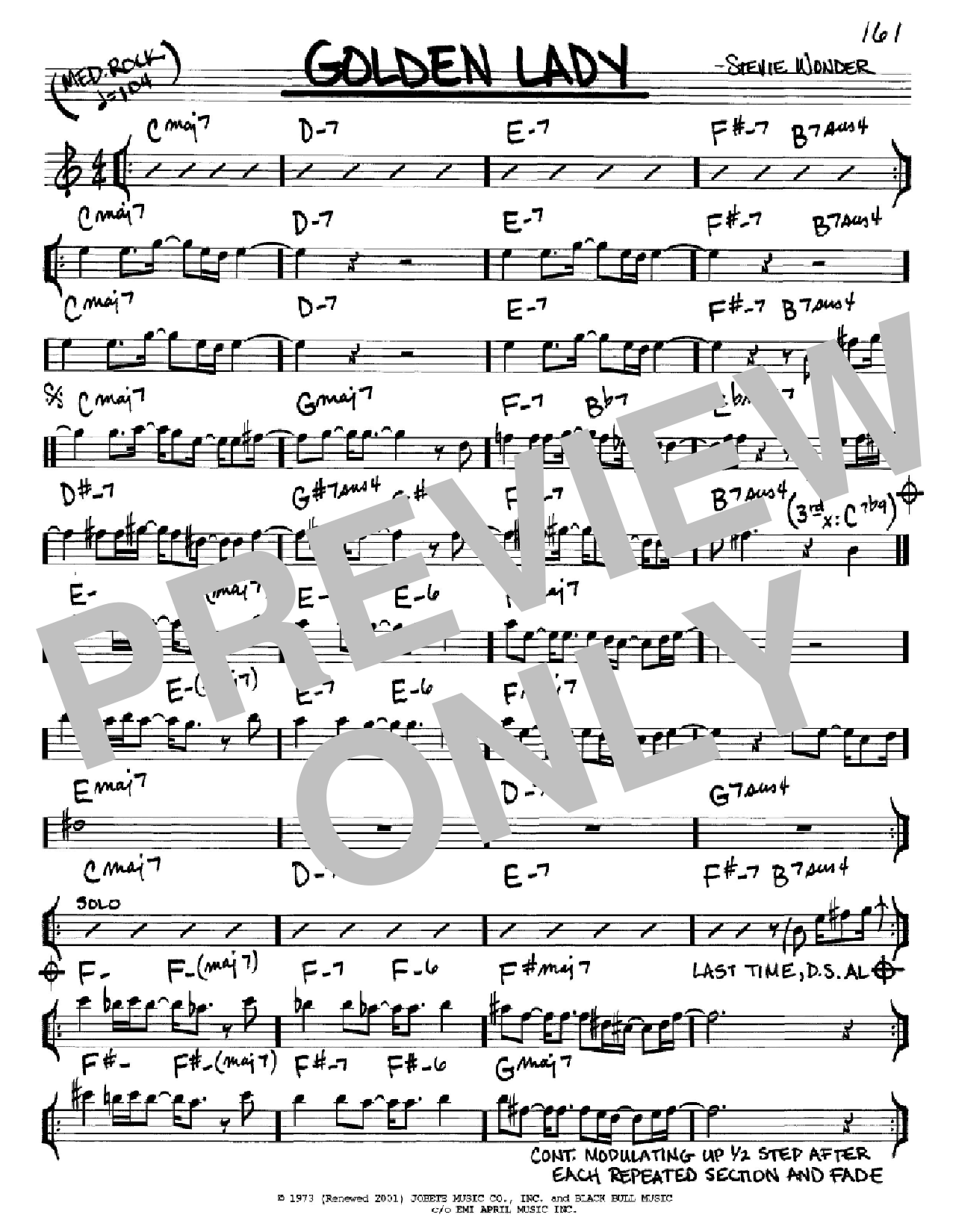 Produktbild zu:  Golden Lady - Stevie Wonder