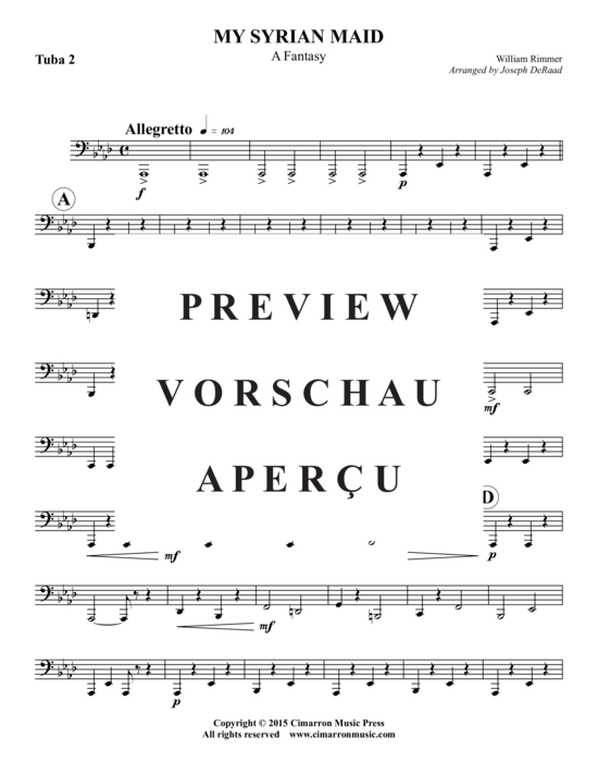 Product gallery: Page 16 of 17 My Syrian Maid , , (2x Baritone, 2x Tuba)