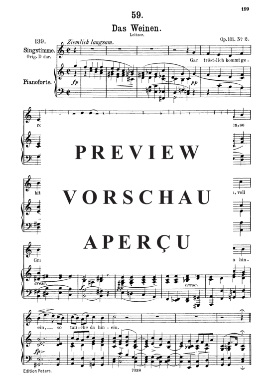 gallery: Das Weinen D.926 , , (Gesang mittel + Klavier)