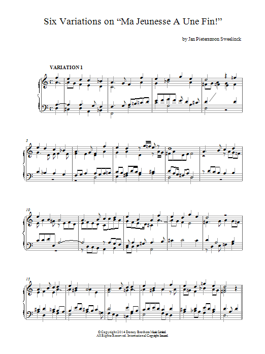 Produktbild zu: 6 Variations On Ma Jeunesse A Une Fin!