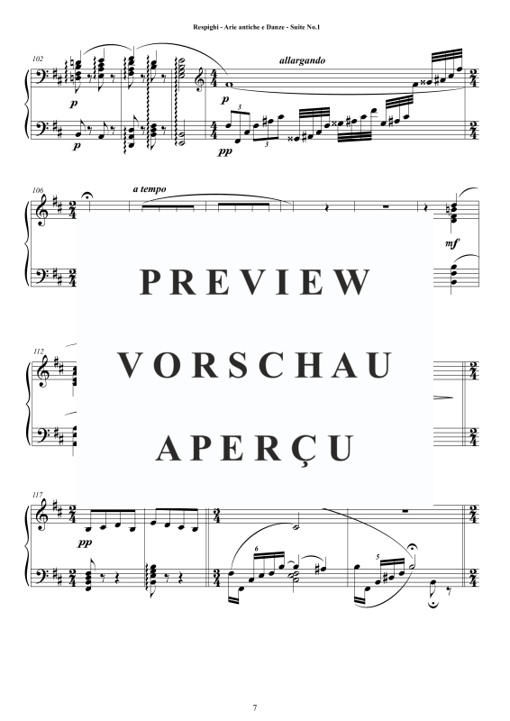 Produktgalerie: Seite 8 von 11 Suite No.1 - Antiche Arie e Danze, , Klavier Solo