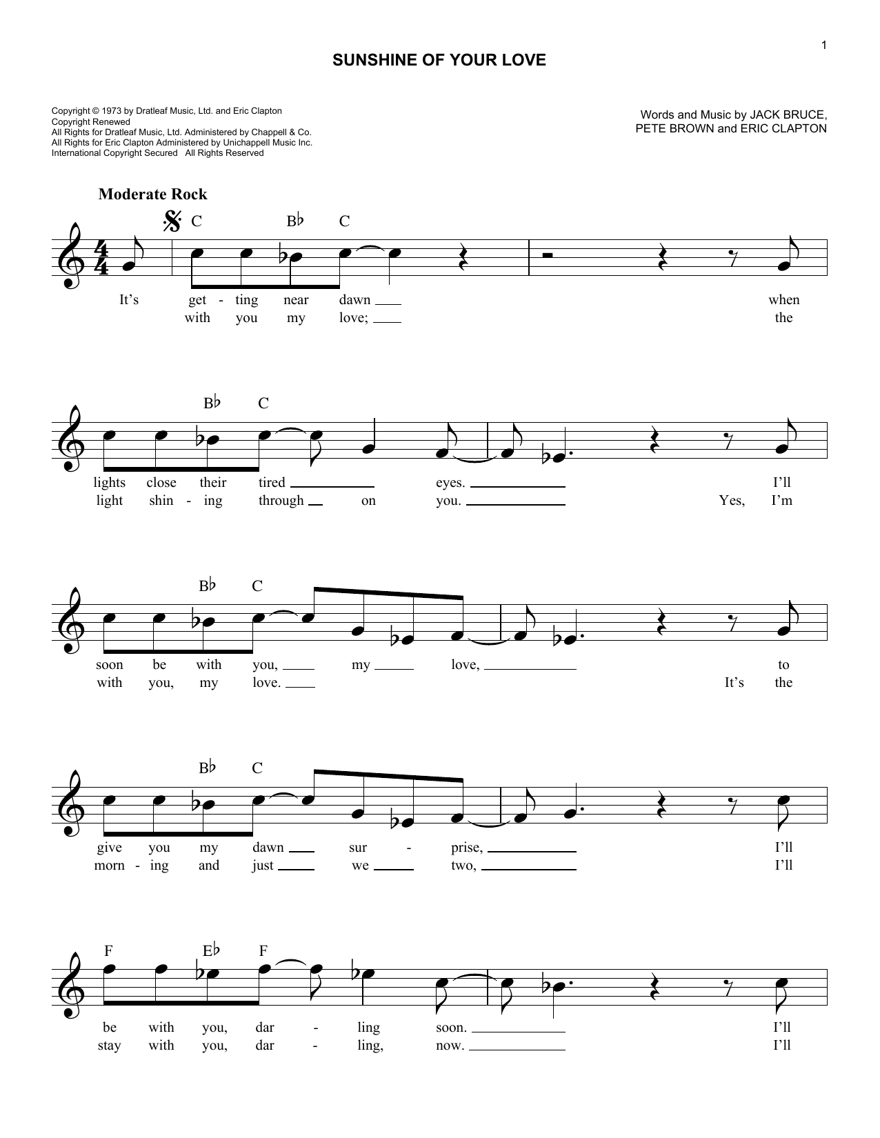 Produktbild zu: Sunshine Of Your Love