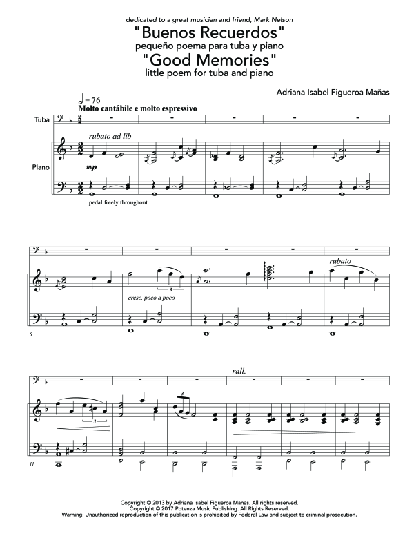 Produktgalerie: Seite 1 von 11 Good Memories: Little Poem, , (Tuba und Klavier)