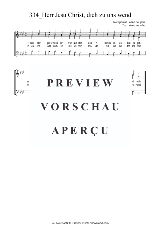 Product picture to: Herr Jesu Christ, dich zu uns wend 