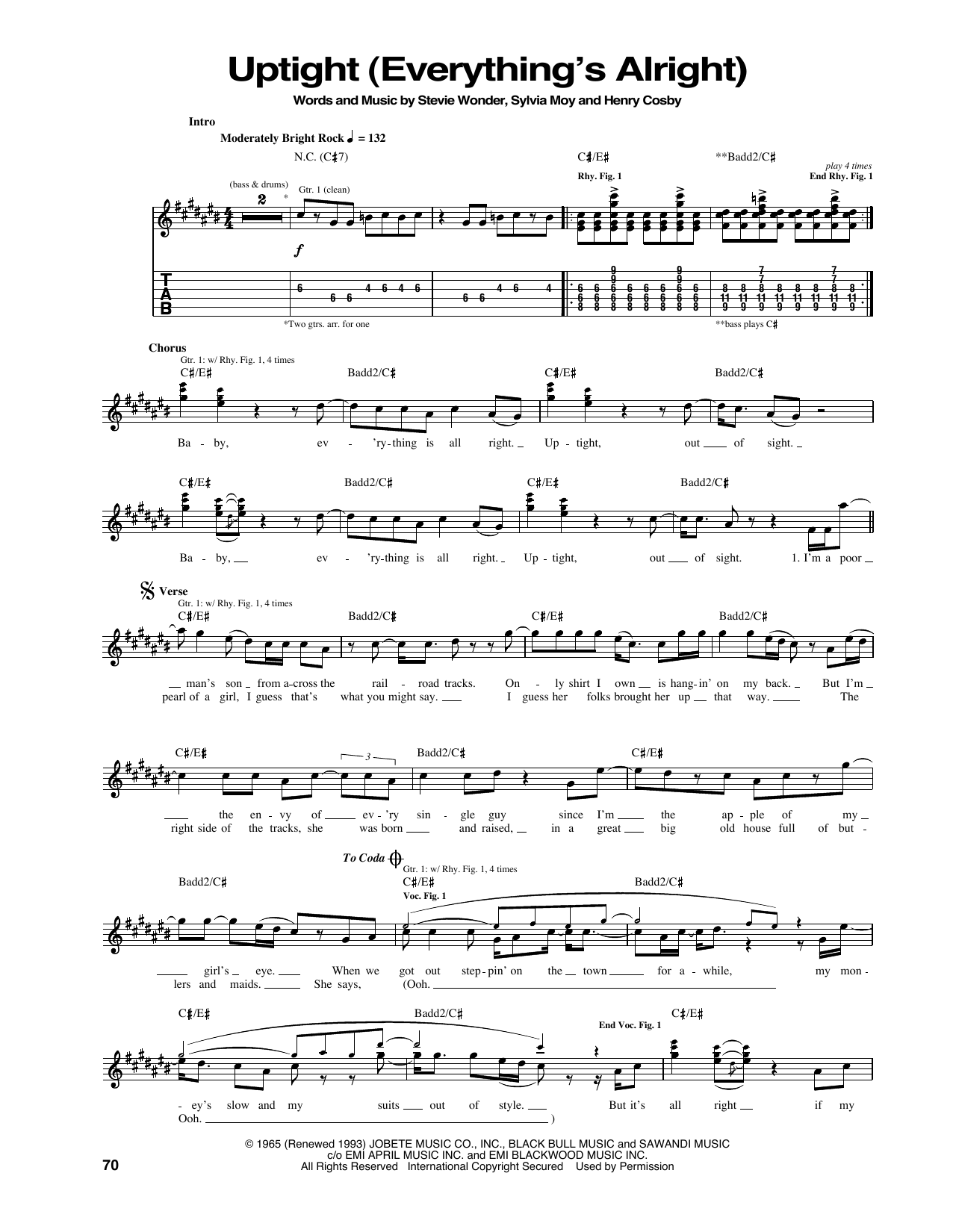 Product picture to:  Uptight (Everything's Alright) - Stevie Wonder